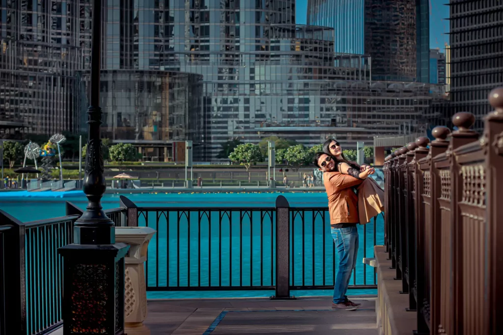 Elegant couple photoshoot in Dubai