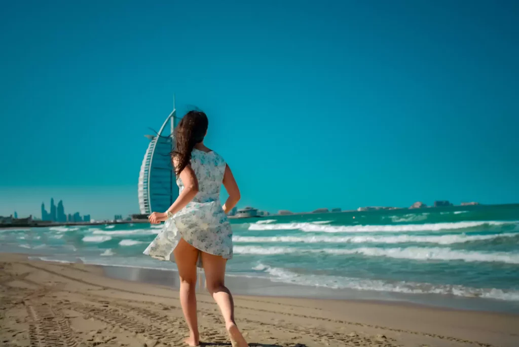 Pre-wedding shoot with iconic Burj Al Arab view