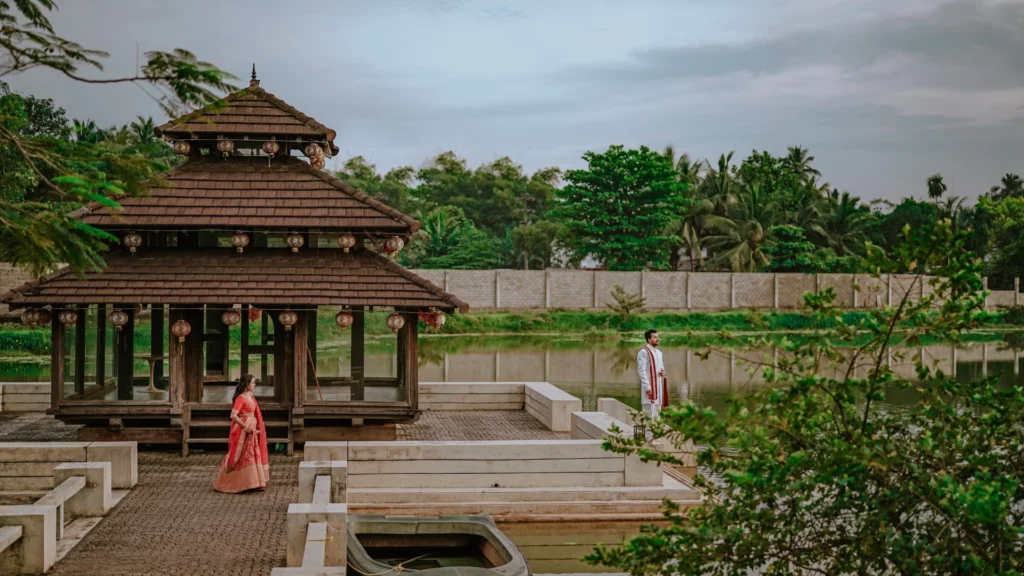 wedding couple picture trivandrum